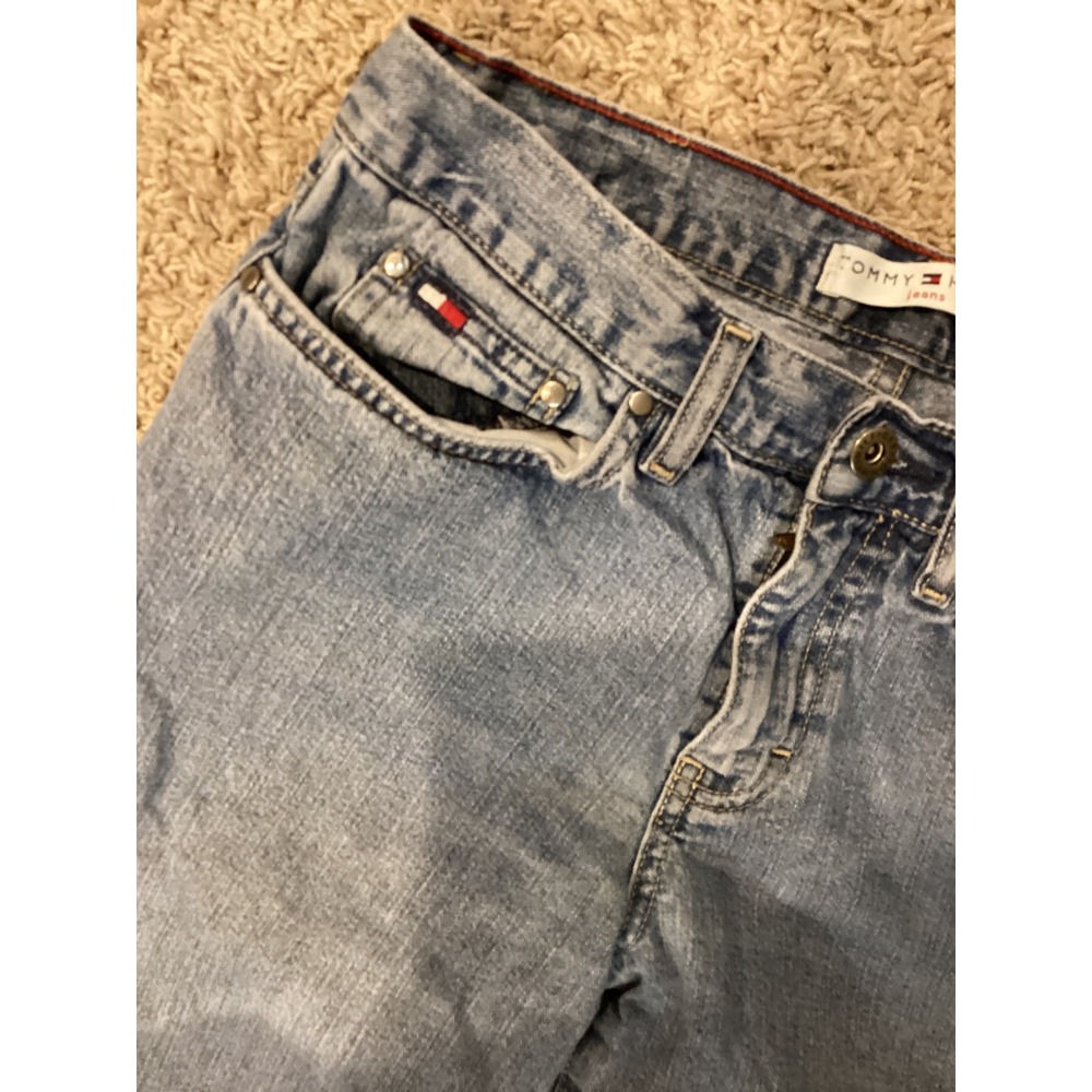 Tommy Hilfiger Women Jeans Light Wash Straight Leg Size 4 - Picture 3 of 6